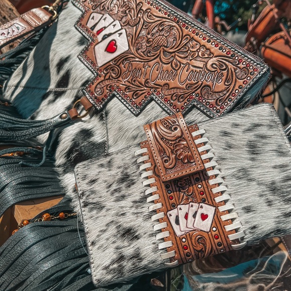 Don’t Chase Cowboys Wallet a Haute Southern Hyde by Beth Marie Exclusive - Picture 2 of 6